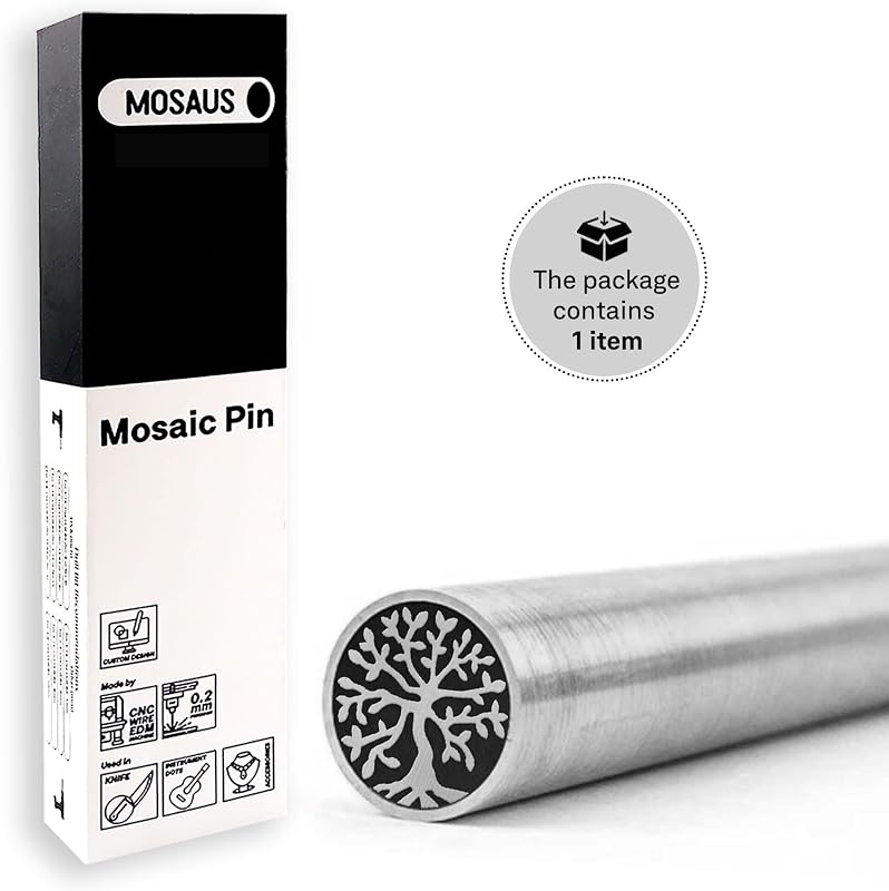 Pasador mosaico acero inox cuchillo 1/4"