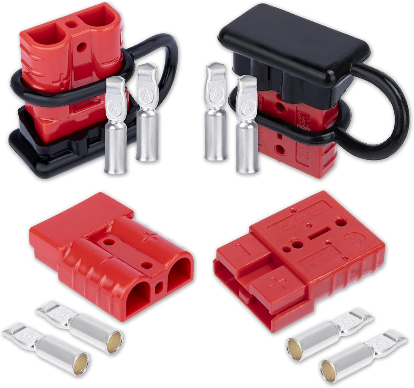 Conector Anderson 4 Pzas 50A 12-36v Batería