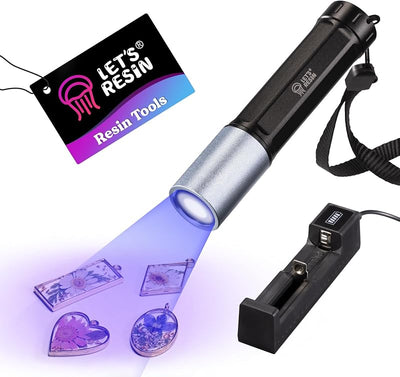 Luz UV 365 nm para curado resina impermeable recargable