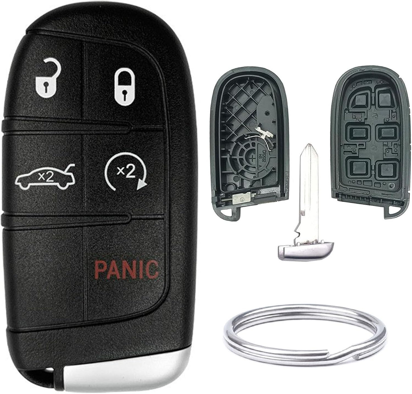 Repuesto cubierta llavero Jeep Grand Cherokee Compass Dodge
