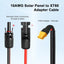 Cable solar XT60 10AWG 50ft adaptador panel a batería