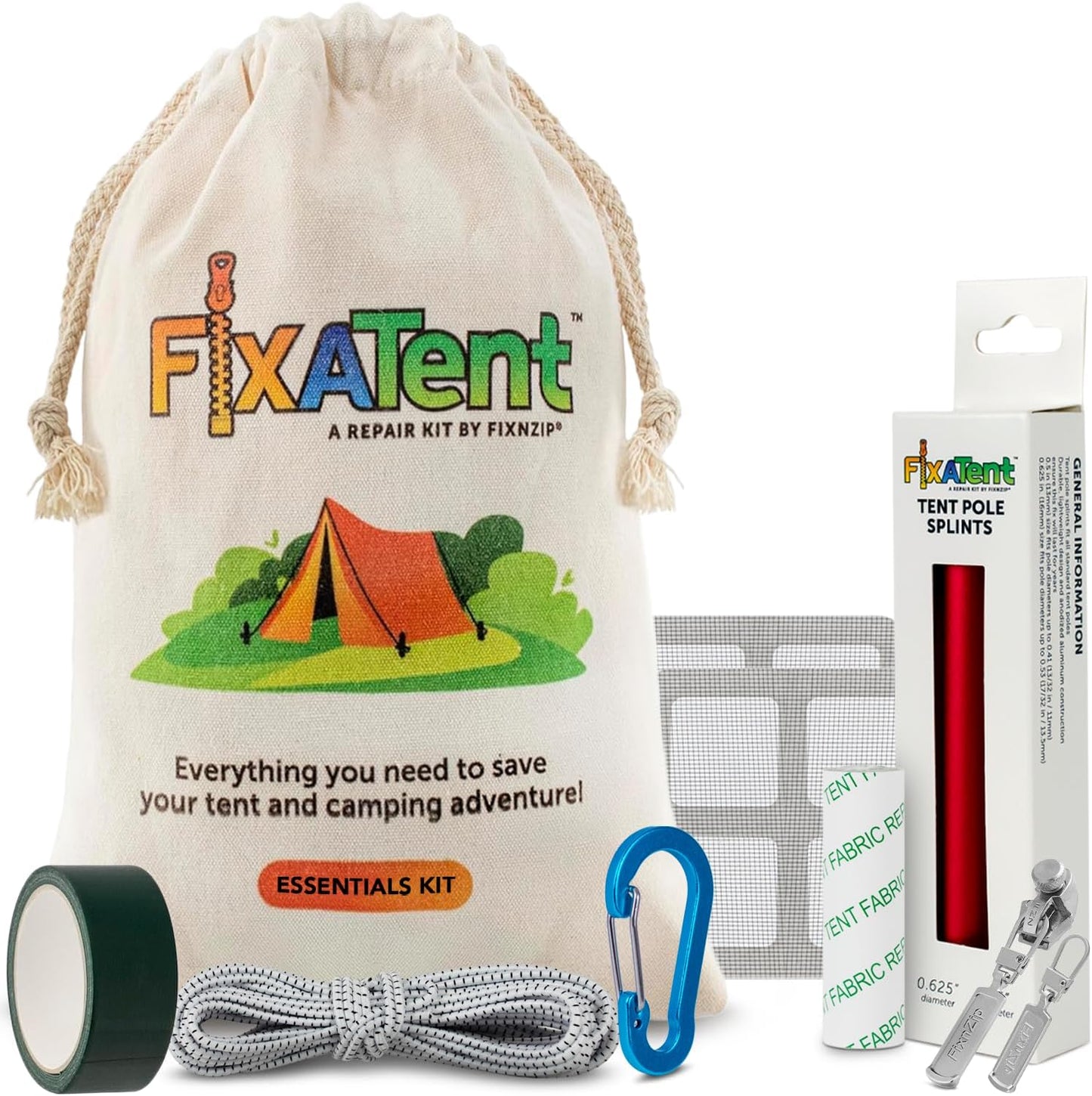 Kit de Reparación Fixatent para Tienda de Campaña