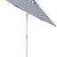 Sombrilla redonda 9ft fibra vidrio poste aluminio patio