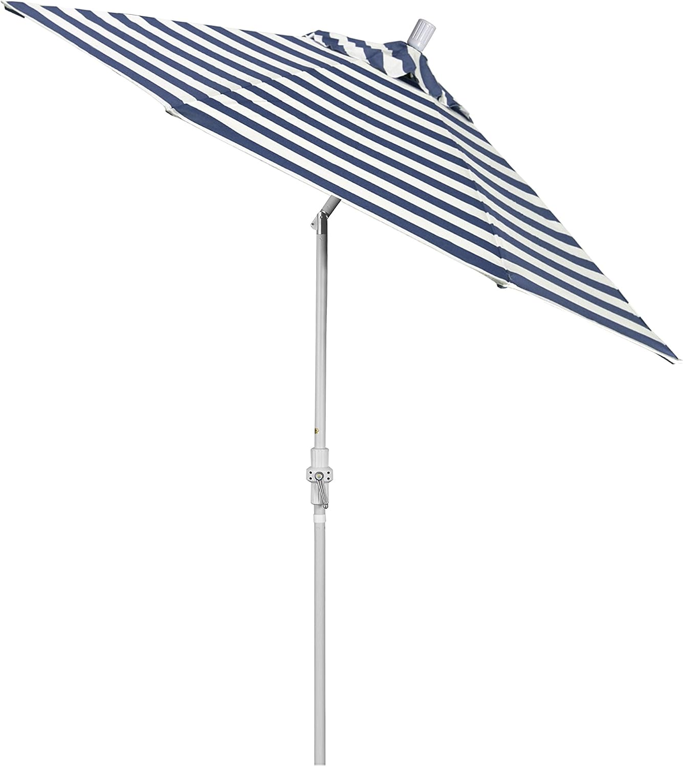 Sombrilla redonda 9ft fibra vidrio poste aluminio patio