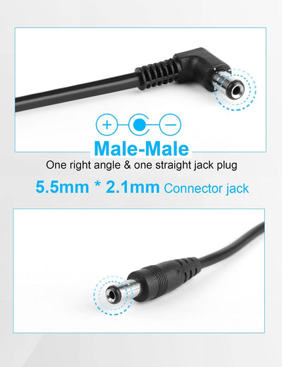 Pedal efectos guitarra cable 24AWG 24pulg macho a macho 8 pzas