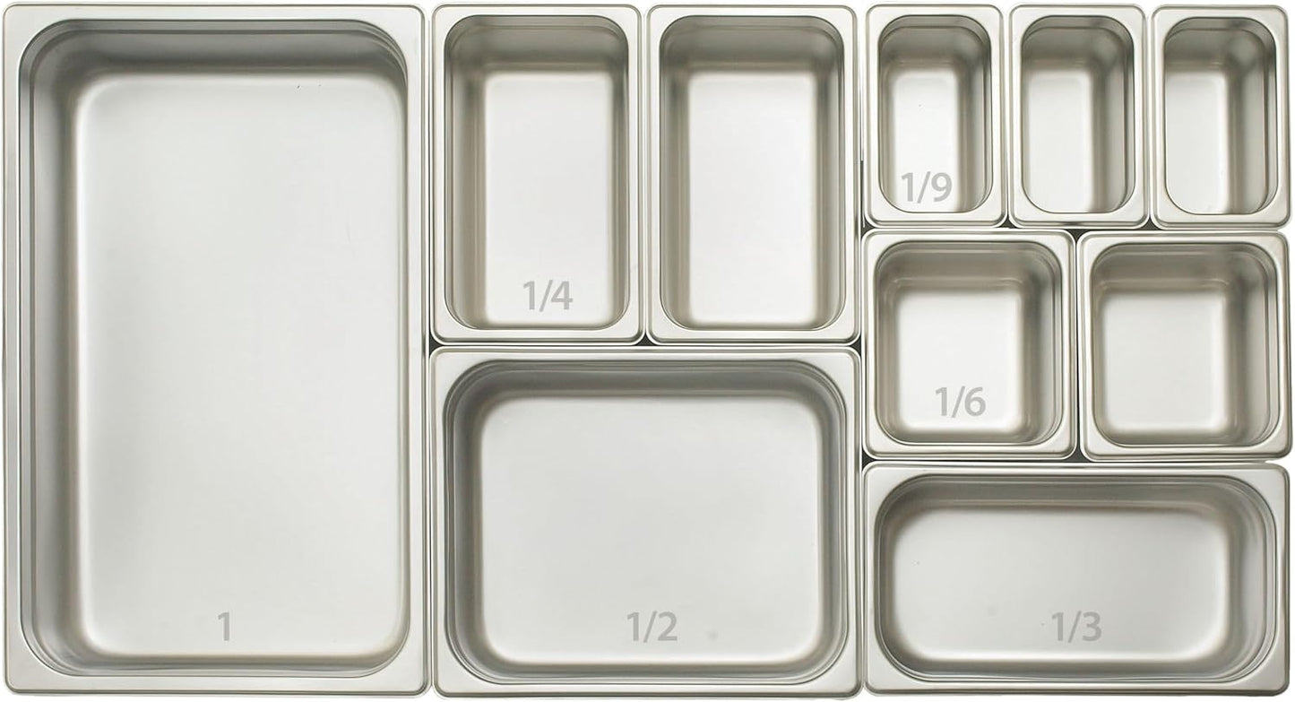 Bandeja comida metal profundo 6" antiatascos