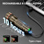 Linterna EDC recargable 10H mini táctica LED resistente