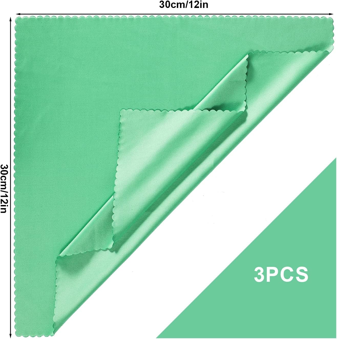 3 Paños Microfibra 12x12pulg para Instrumentos