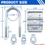 Kit pernos en U eje redondo 2-3/8pulg 3500lb