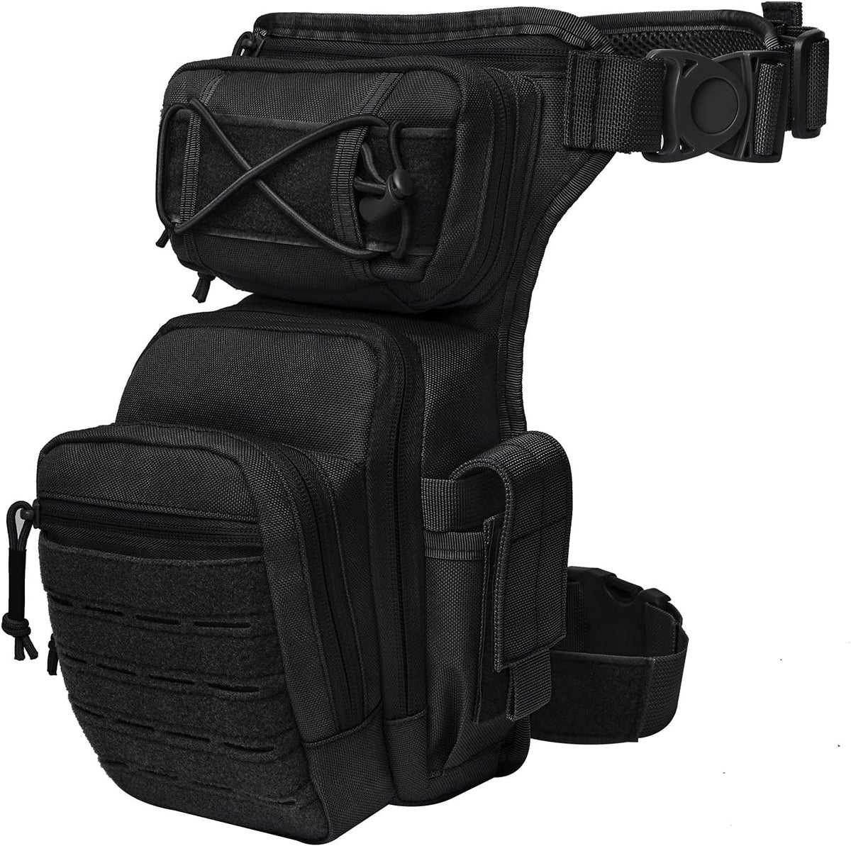 Bolsa pierna caída táctica para hombres y mujeres senderismo