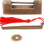 Candado cobre tallado joyero con llave 2in