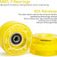 Ruedas patines 58mm/32mm 82A pack 8 amarillo