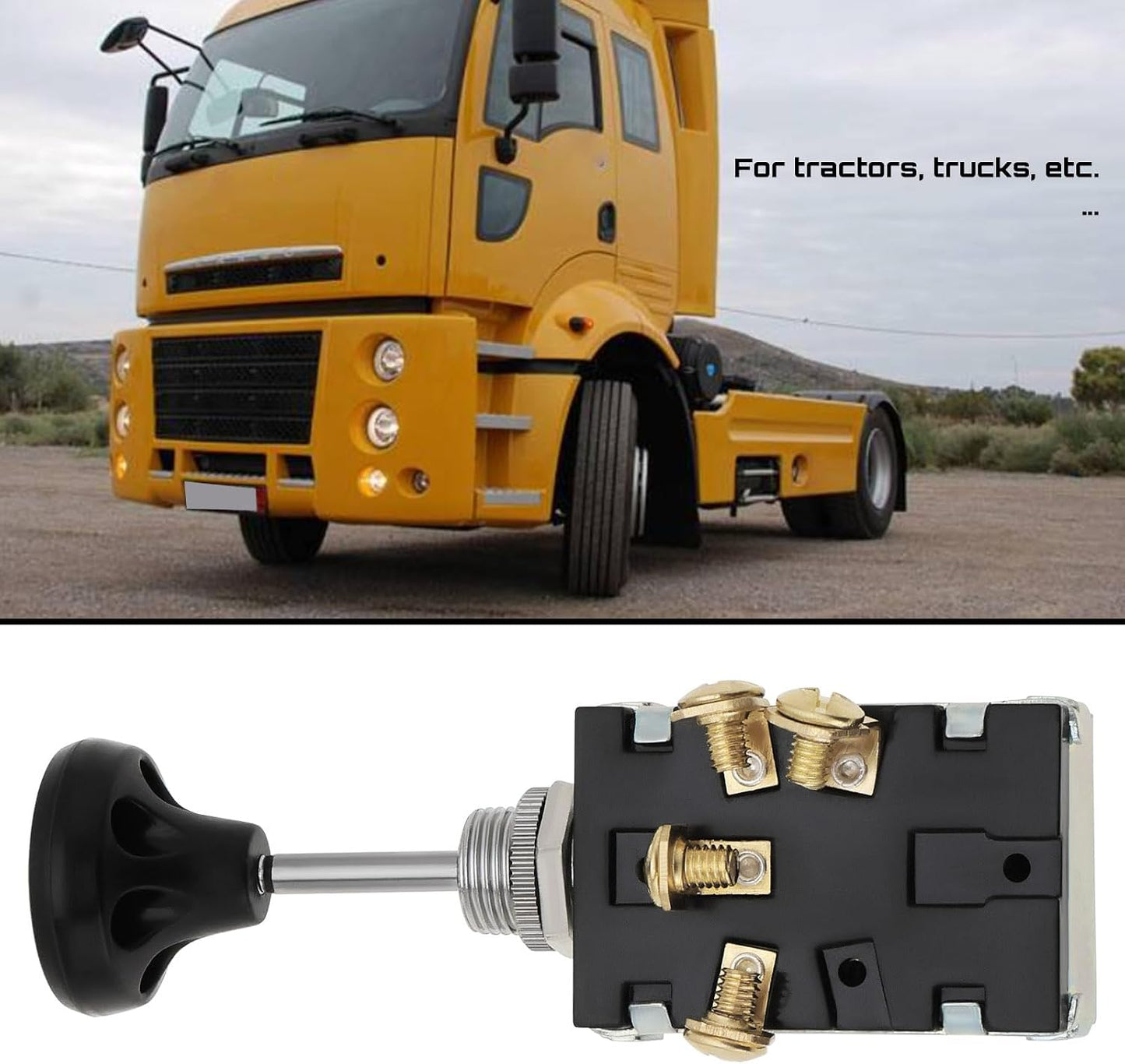 Interruptor luz coche 12V 3 posiciones tractores