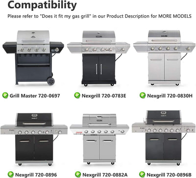 Juego 5 Pzas Acero Inox para Parrilla Nexgrill 720-0882a