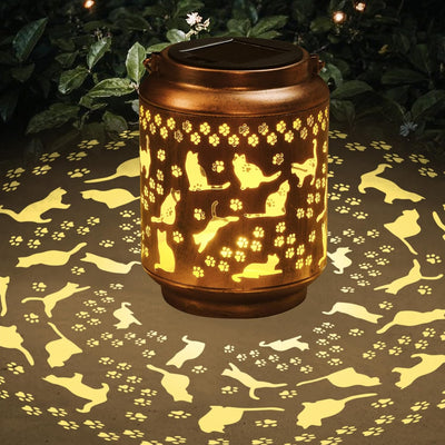 Faroles solares impermeables para gatos regalo mamá navidad