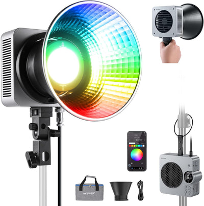 Luz LED RGB portátil para estudio y grabación