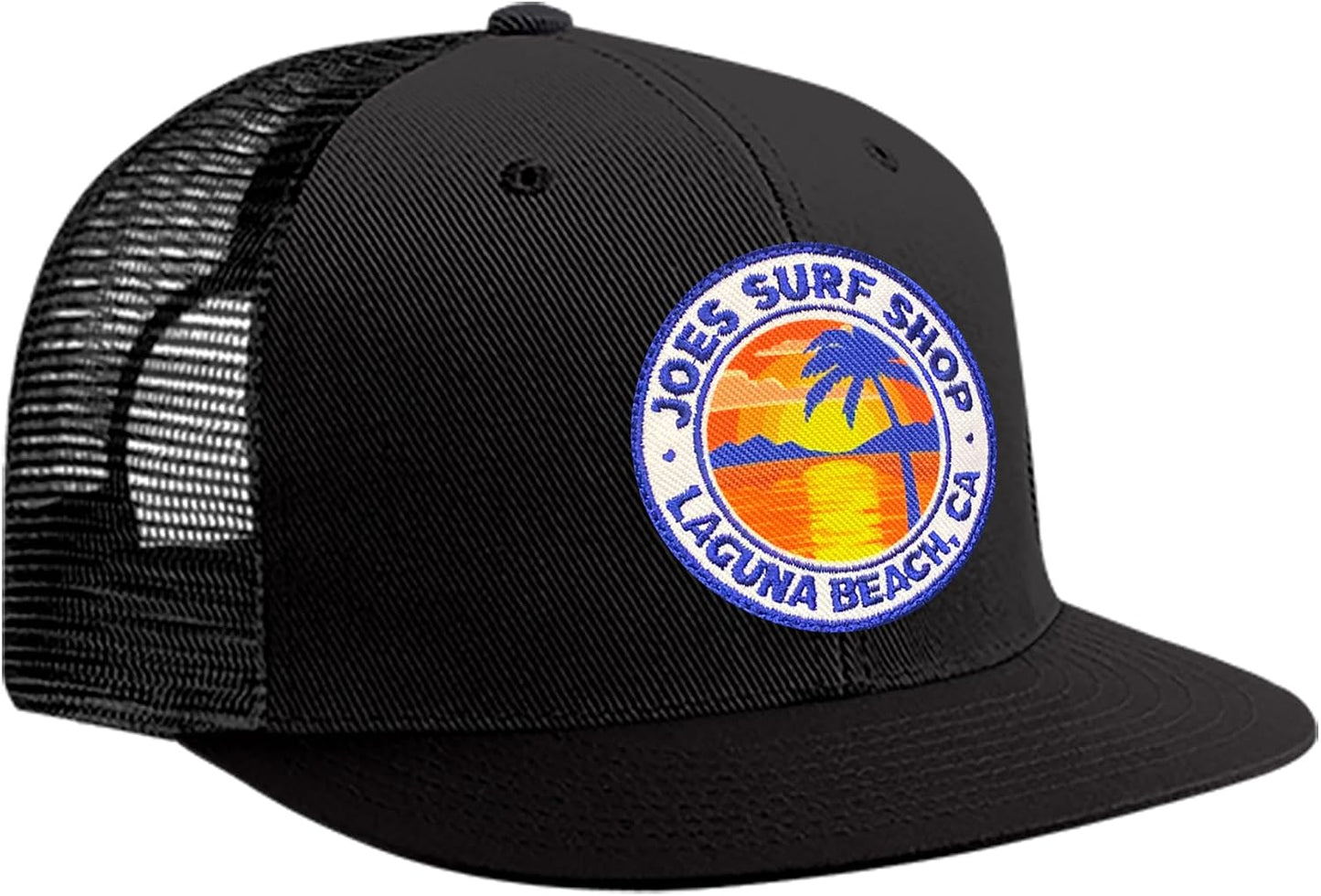 Colección sombreros con parche factura plana