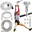 Tirolinas al aire libre 180ft acero inox 304 reforzada