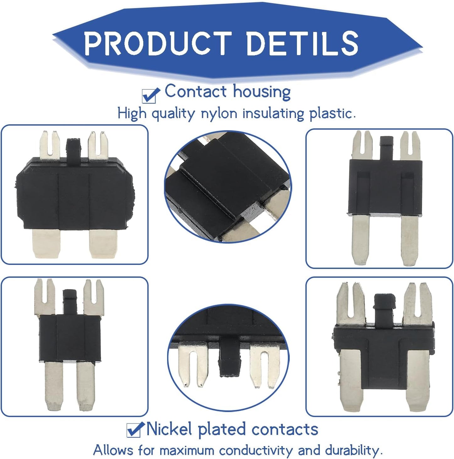 Kit conectores fusible ATO/ATC 4 Pzas