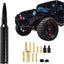 Antena fibra carbono 50 Cal Bullet para camión negro