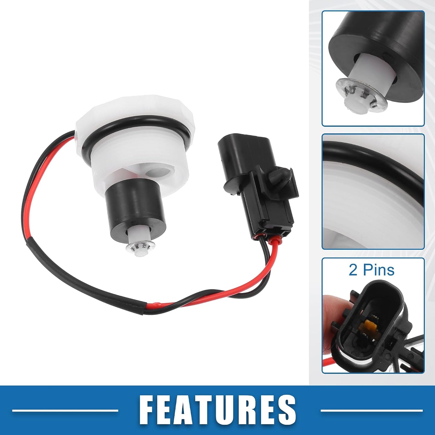Sensor agua combustible Mitsubishi Triton 06-15 plástico blanco
