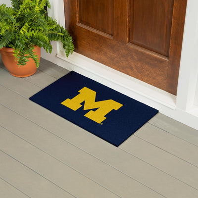 Tapete antiderrap NCAA Michigan 28x16" puerta