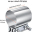 2 Abrazaderas Escape 2.5" Acero Inox 304