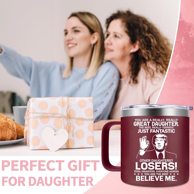 Taza café 14oz regalo hija Navidad cumpleaños