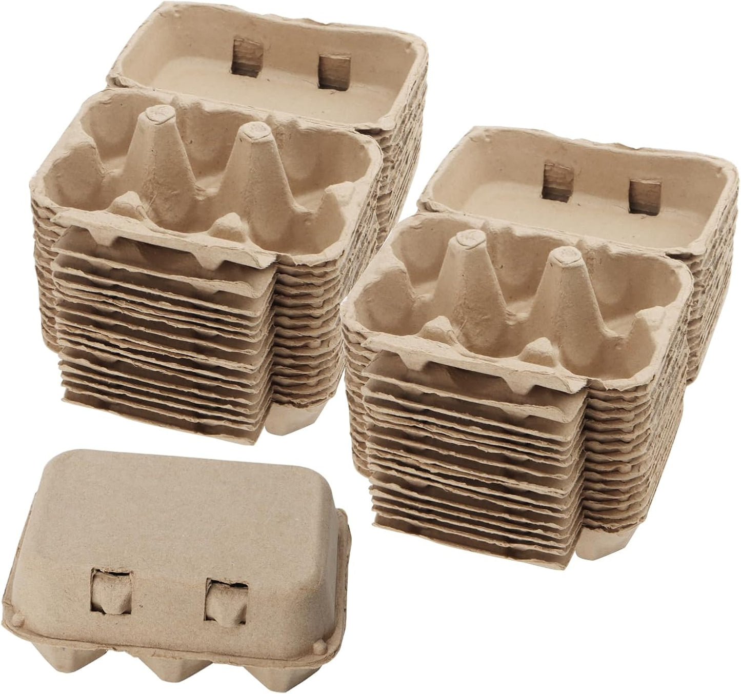 Pack 30 cajas huevos papel para 6 huevos pequeños