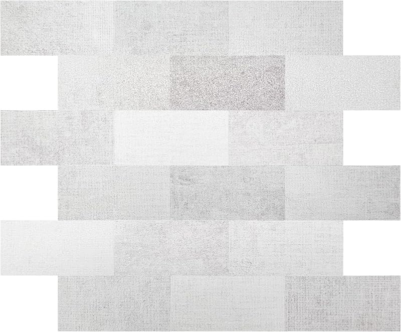 Azulejos adhesivos para cocina baño 13.5x11.4" gris