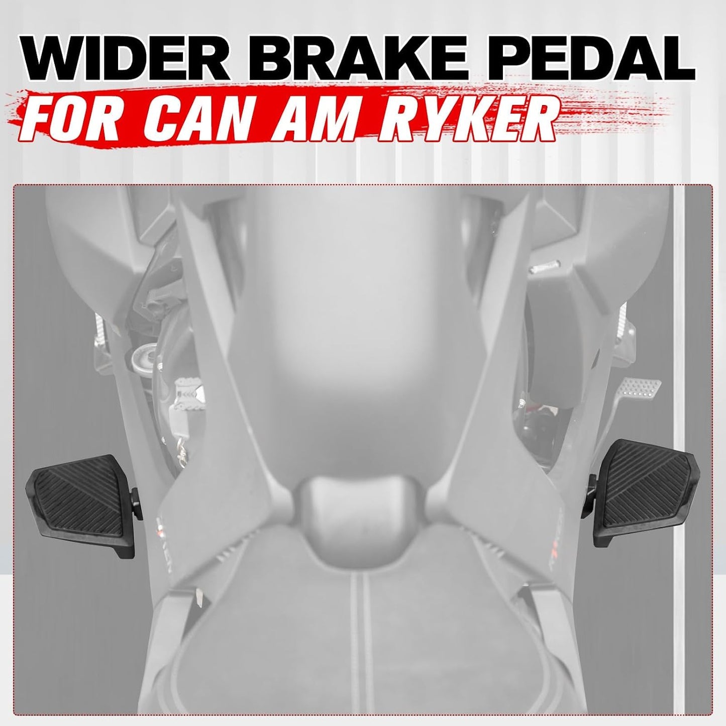 Pedal reposapiés amplio para Can-Am Ryker 2 Pzas