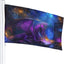 Bandera dragón morado 3x5ft decoración exterior