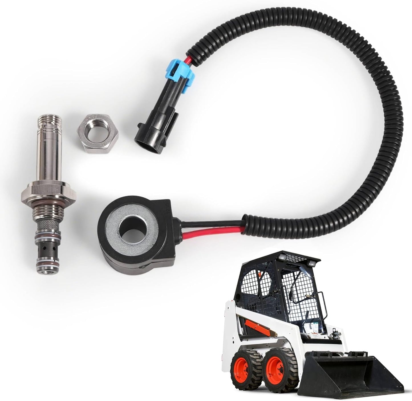 Válvula solenoide comp Bobcats S185 S205 T250 T300