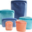 Bolsas silicona reutiliz. para alimentos 6 pzas Sea Spray