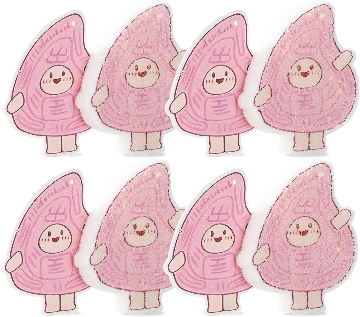 8 Pzas Esponjas Celulosa Dibujos Animados Reutilizables