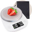 Báscula cocina digital lcd gramos oz 11lb blanco sin tazón