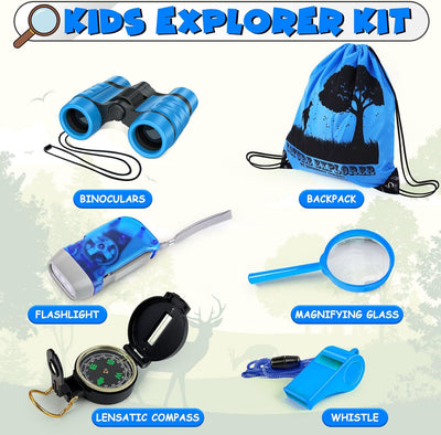 Kit explorador al aire libre para niños 4-8 años