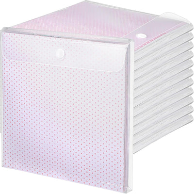 24 Unid Organiz. Plástico 12x12 Papel Recortes