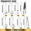 Set 30 Utensilios Acero Inox para Servir Color Plateado