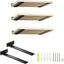 Soporte estante 8pulg color negro set 2