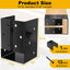 Soporte viga oculto 4x6 con brida acero q235b
