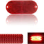 Reflector autoadhesivo ovalado 114x50mm seguridad