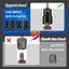 Set 5 herramientas extracción tuercas 1/2 pulg