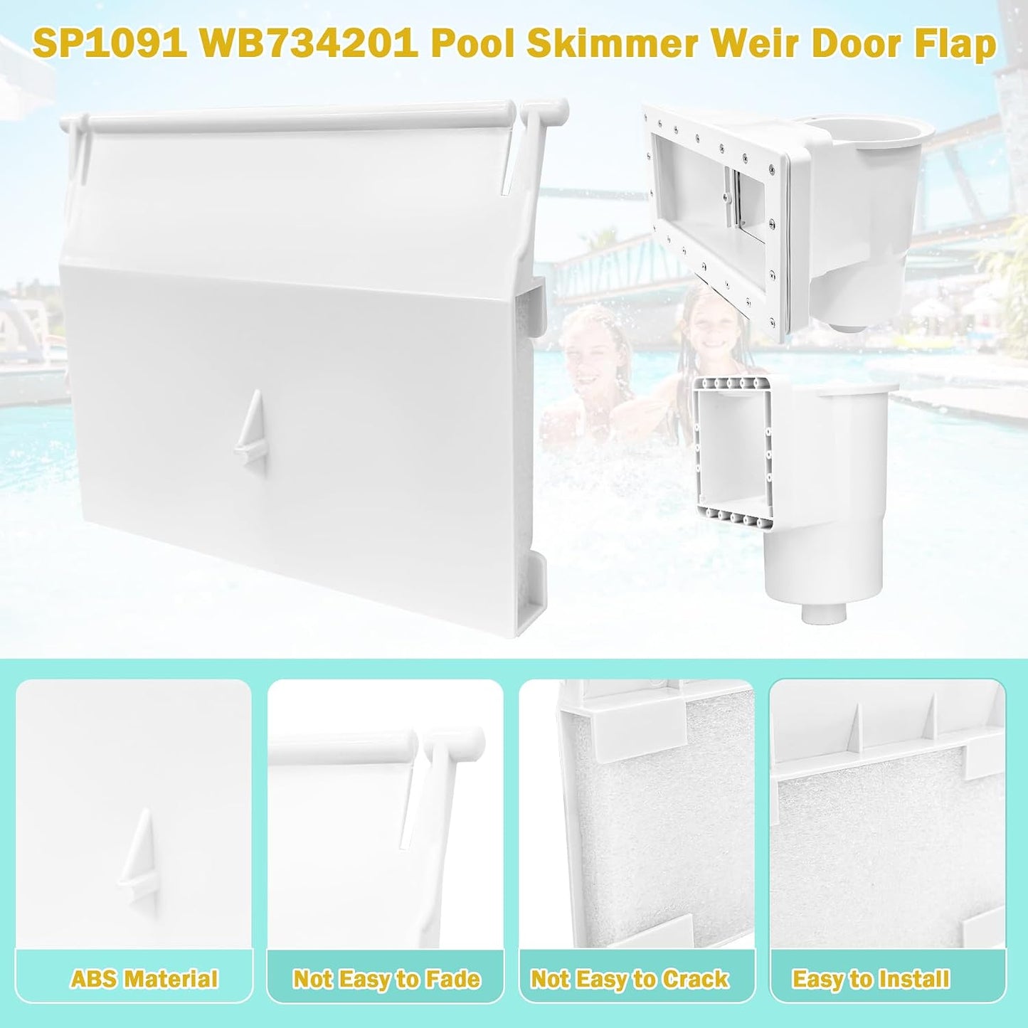 Repuesto puerta vertedero desnatador piscina Hayward