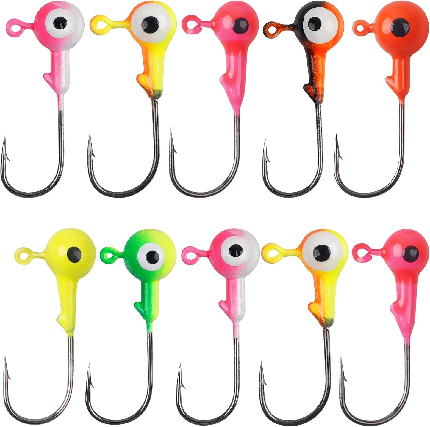 Set 30 Pzas Cabezas Plantilla Pesca 1/32-3/8 oz