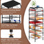 Organiz. botellas agua 7 niveles estante almacenamiento
