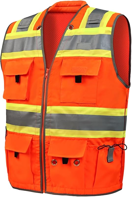 Chaleco seguridad topógrafo visibilidad alta clase 2