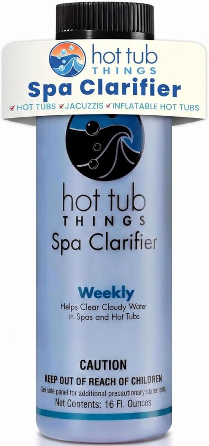 Clarificador spa para agua cristalina comp cloro bromo sal