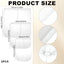 3 Pzas Bolsas Leche Nuez Reutilizables 80 Mallas Nylon Con Cordón
