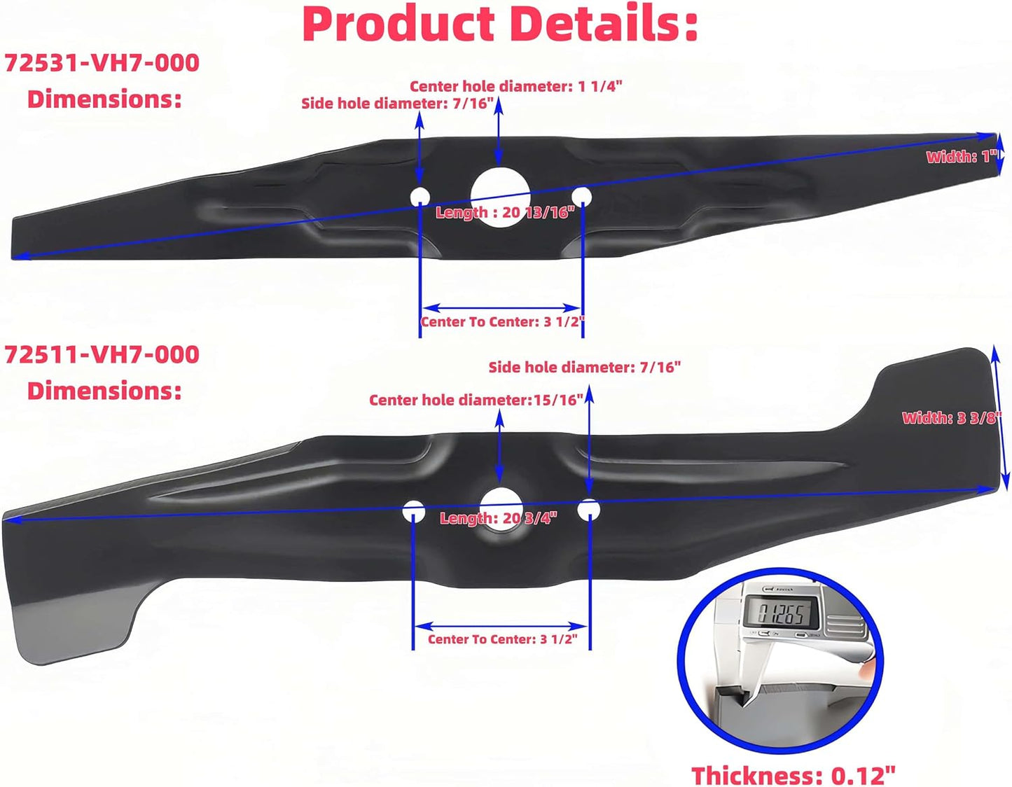 Cuchillas comp Honda HRR216-HRX217 GCV160